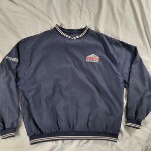 Vintage Ping Collection Mens Medium Dark Blue Pullover NW Charity Classic 2001